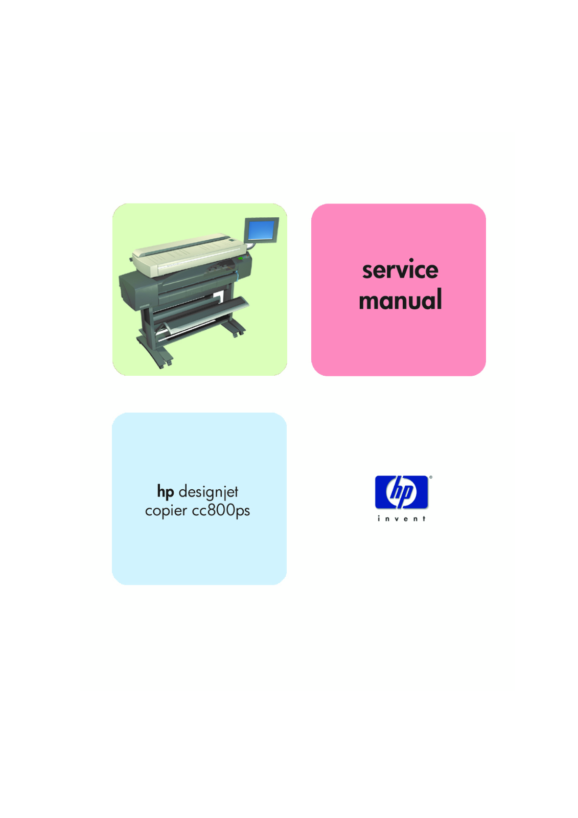 HP DesignJet Copier cc800PS Service Manual