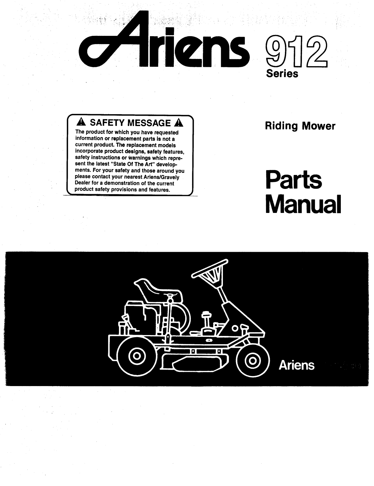 Ariens 912 User Manual 2