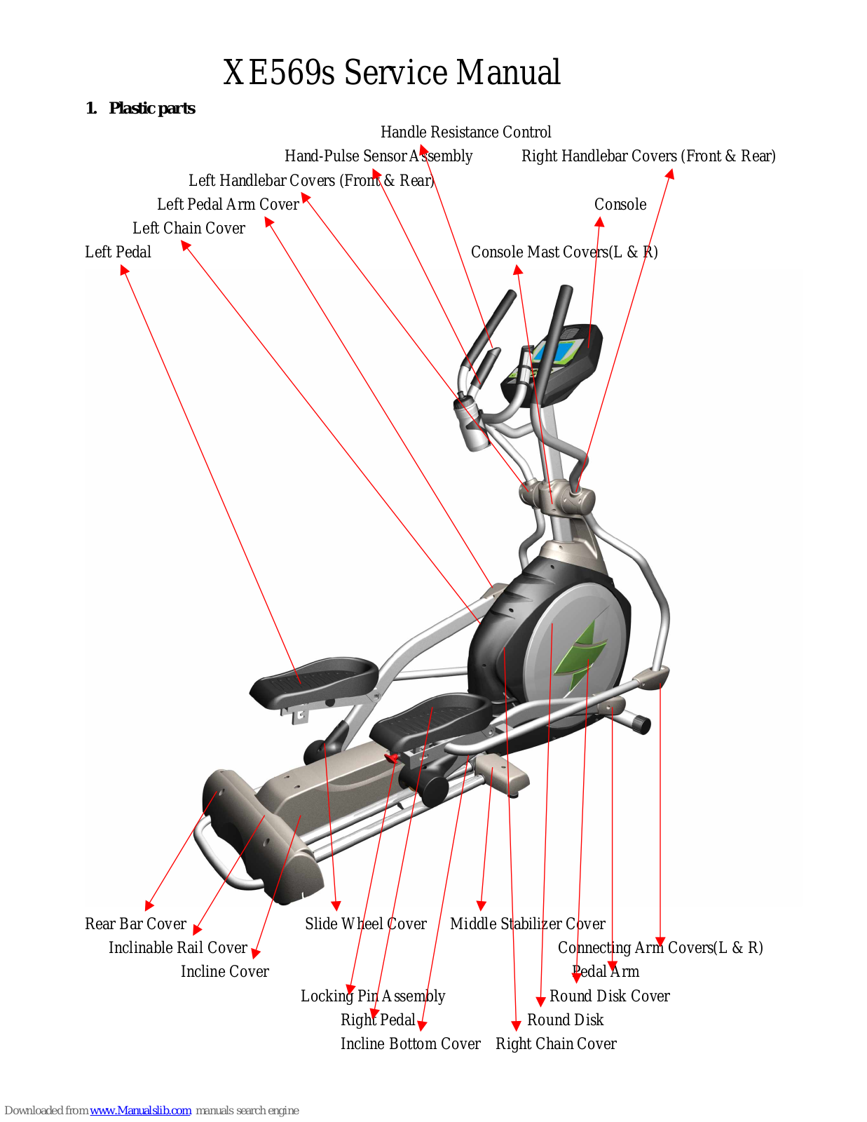 Dyaco XE569s Service Manual