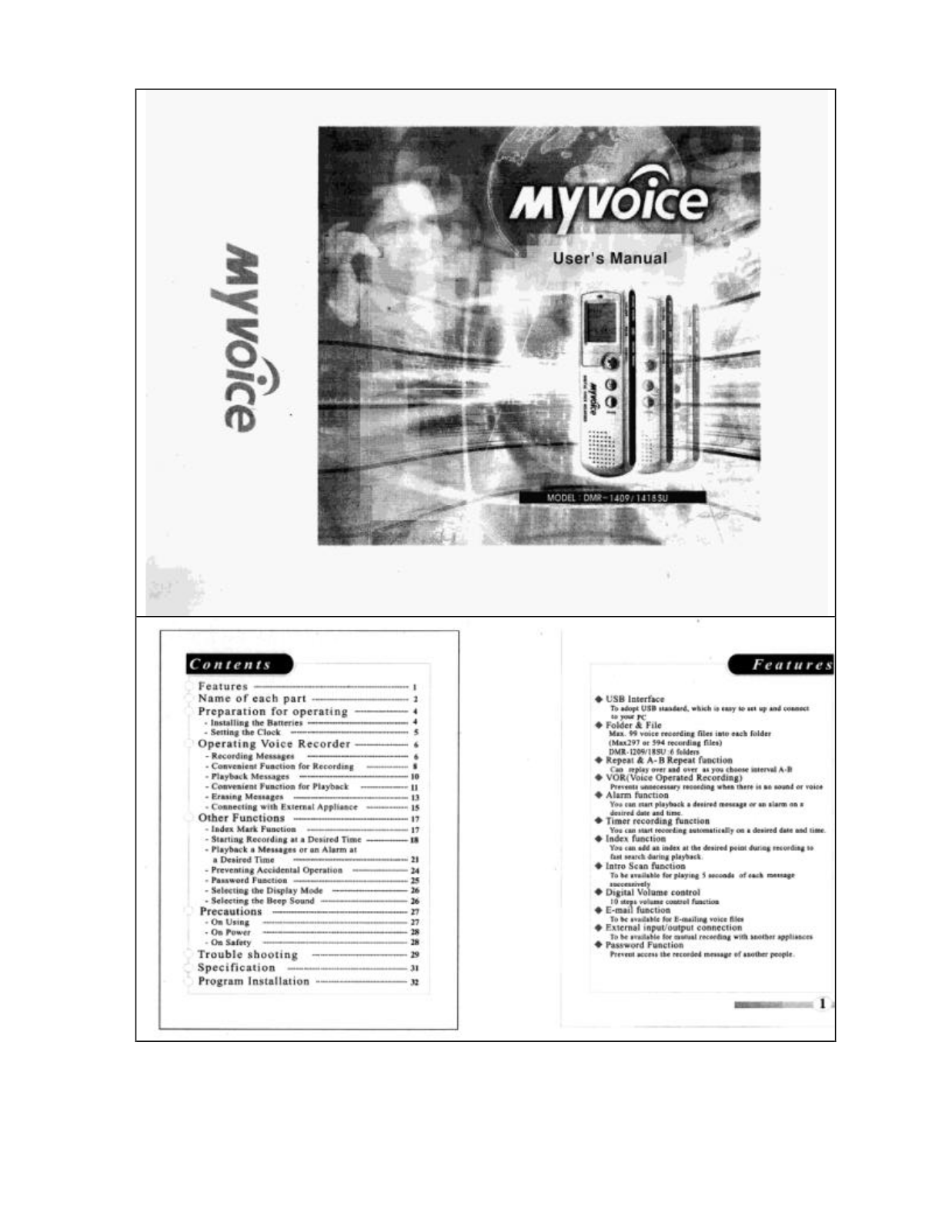 Decktron DMR1418SU User Manual