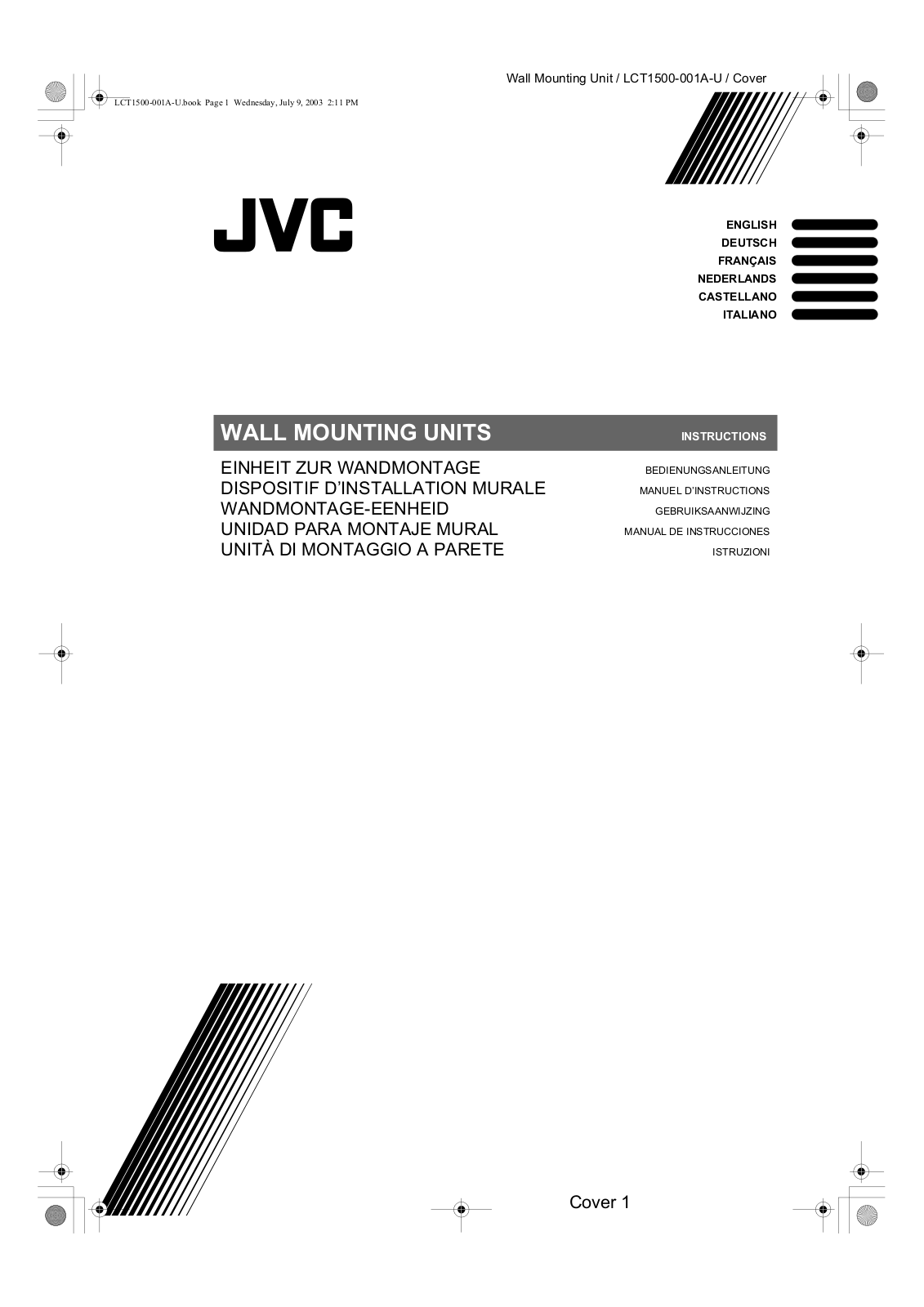 JVC AEM1112-001A-U, LCT1500-001A-U, RK-42WBT2, PD-42D30ES User Manual