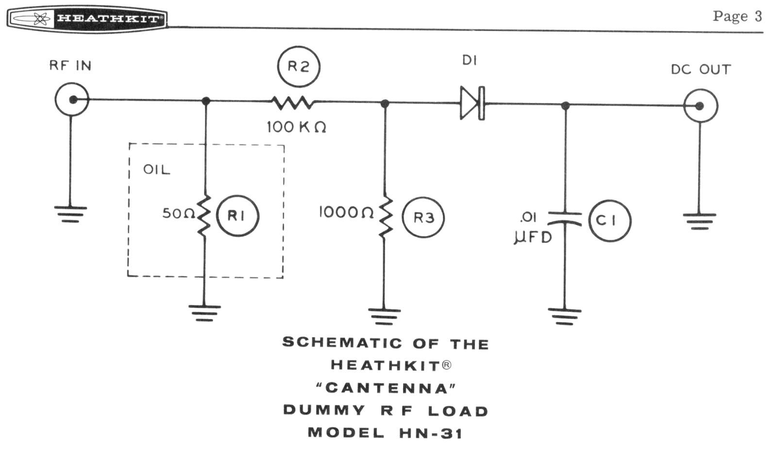 Heath Company HN-31 Schematic