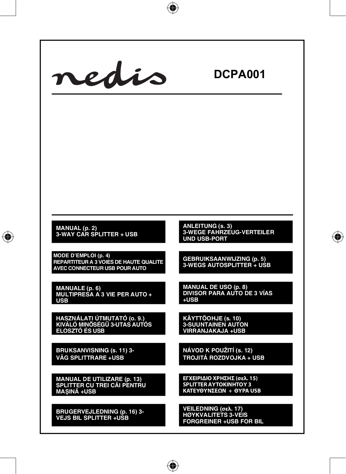 Nedis DCPA001 User guide - ManualMachine.com