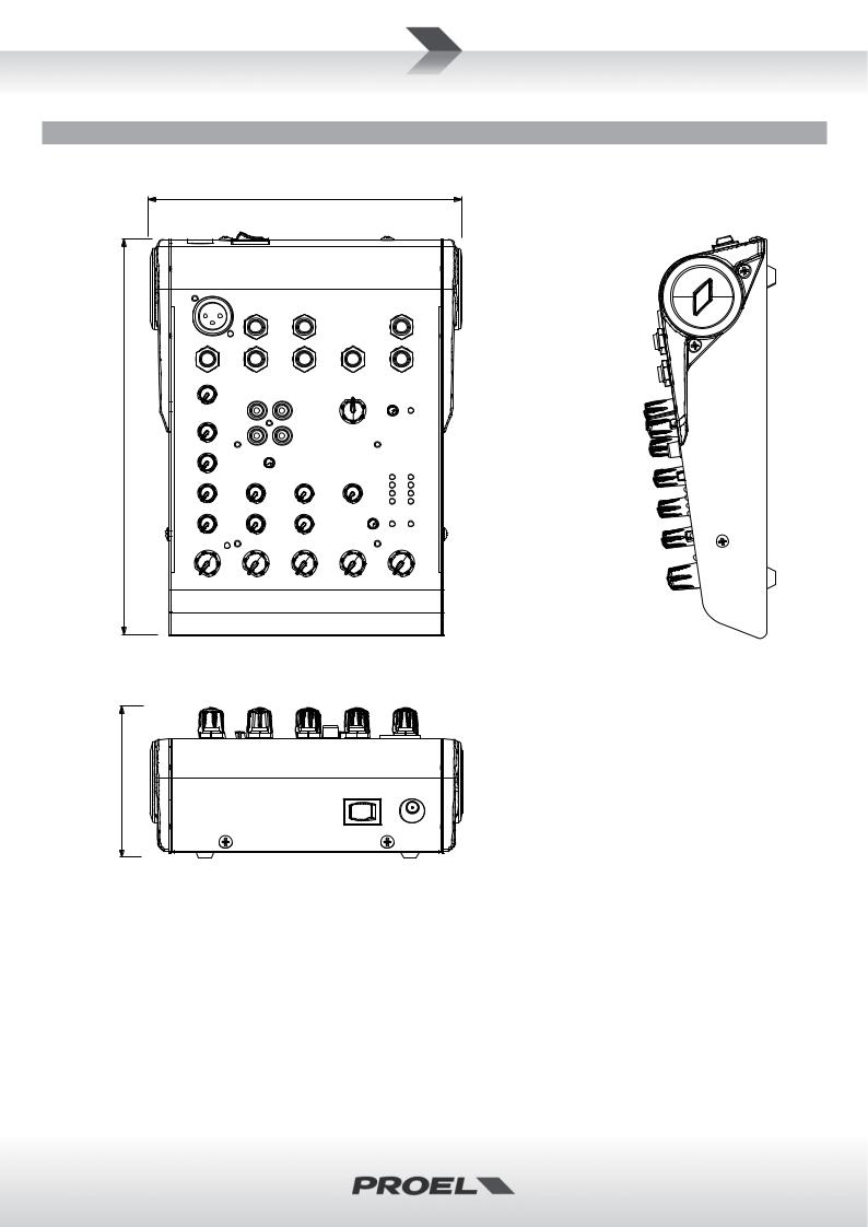 Proel Mi5 USER’S MANUAL