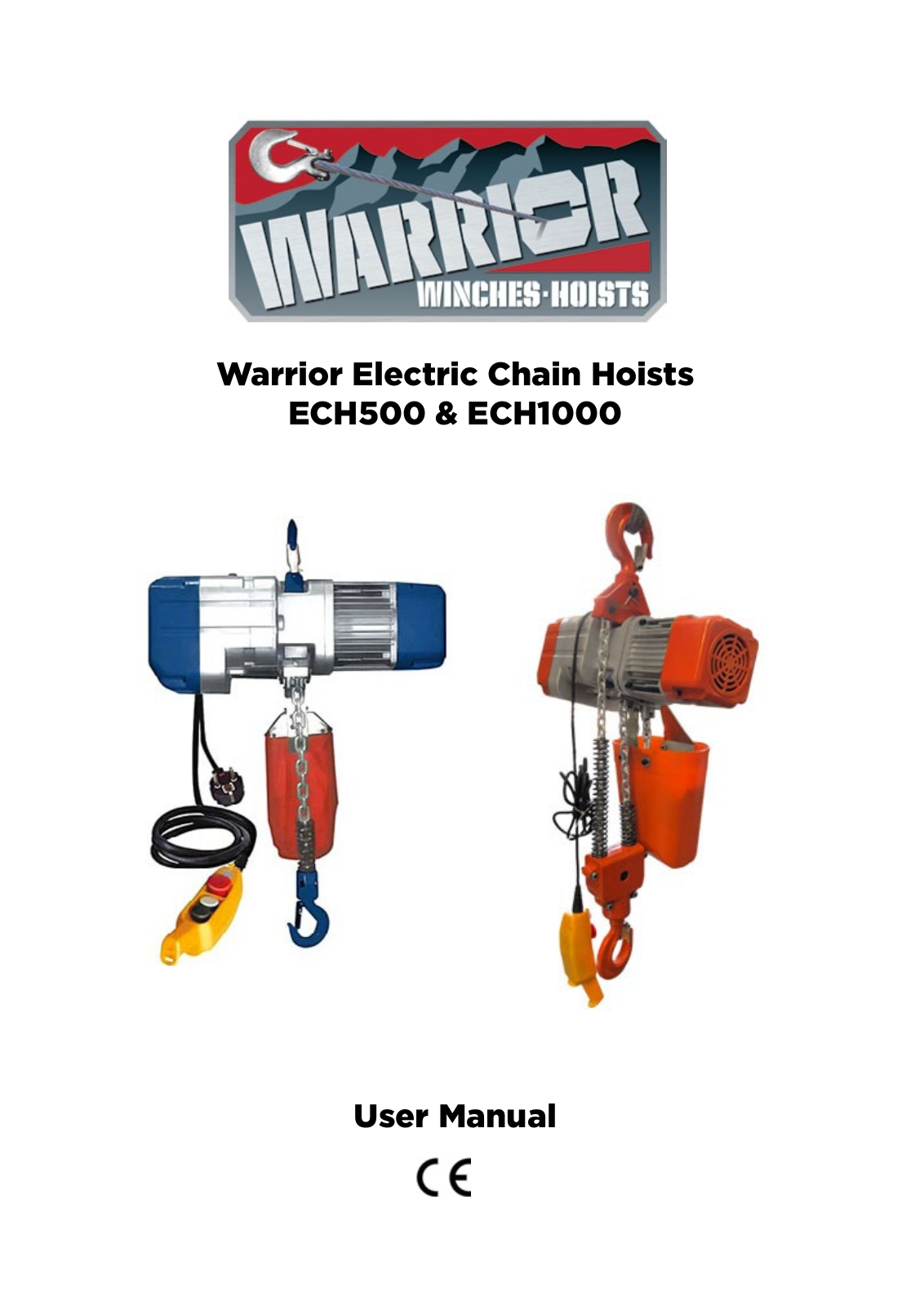 WARRIOR ECH500, ECH1000 User Manual