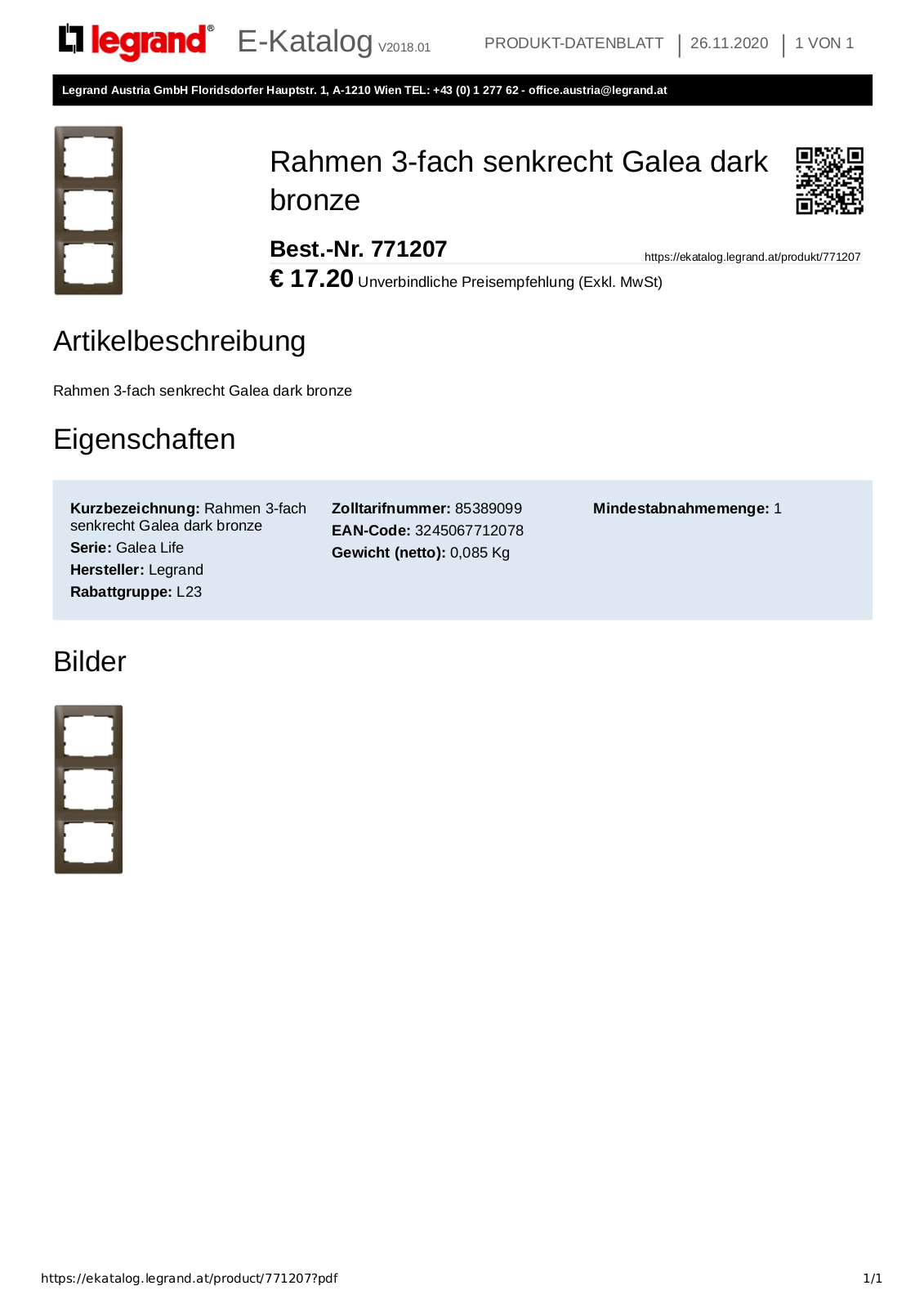 Legrand 771207 User Manual