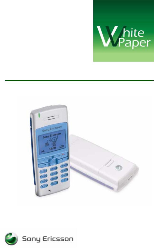 Sony Ericsson T100, T102 User Manual