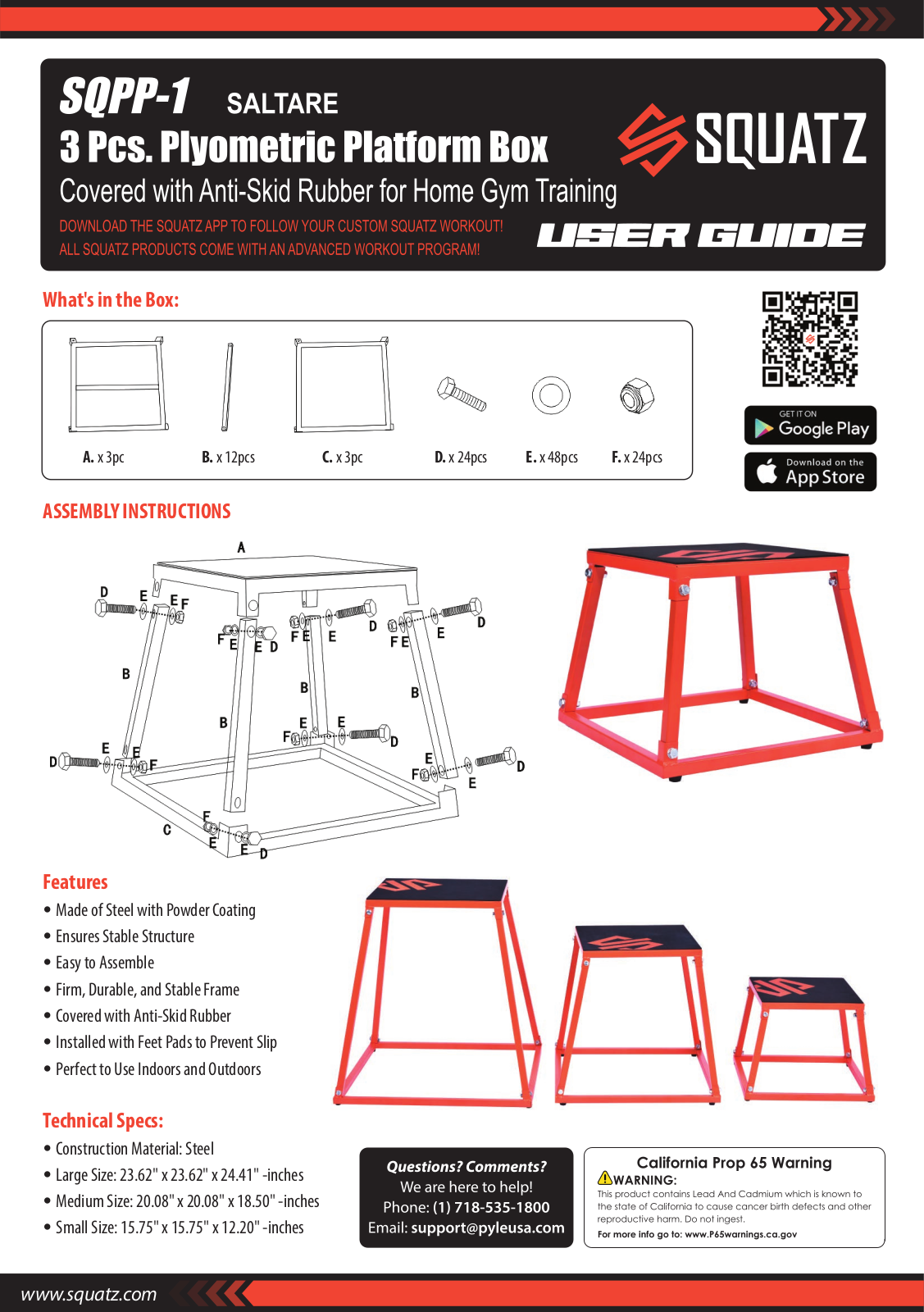 SQUATZ SQPP-1 User guide - ManualMachine.com