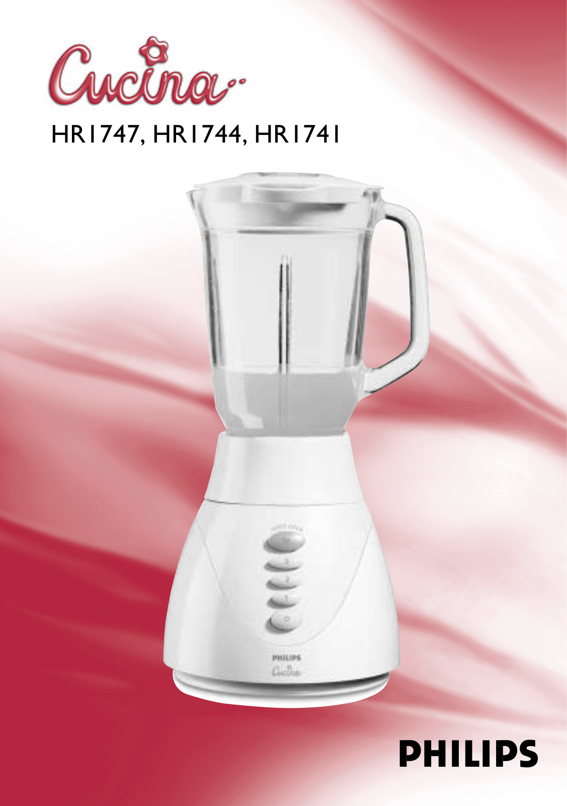 Philips HR1747/16, HR1744/80, HR1744/16 User Manual