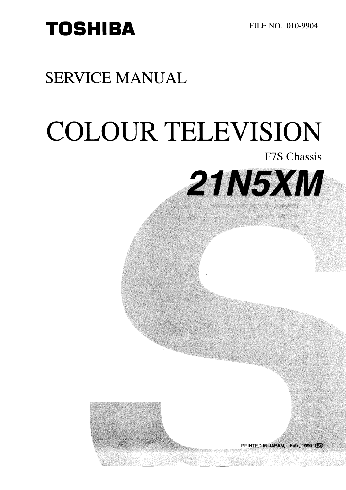 Toshiba 21N5XM Schematic