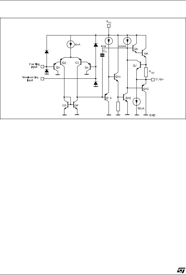 ST LM124W, LM224W, LM324W Operation Manual