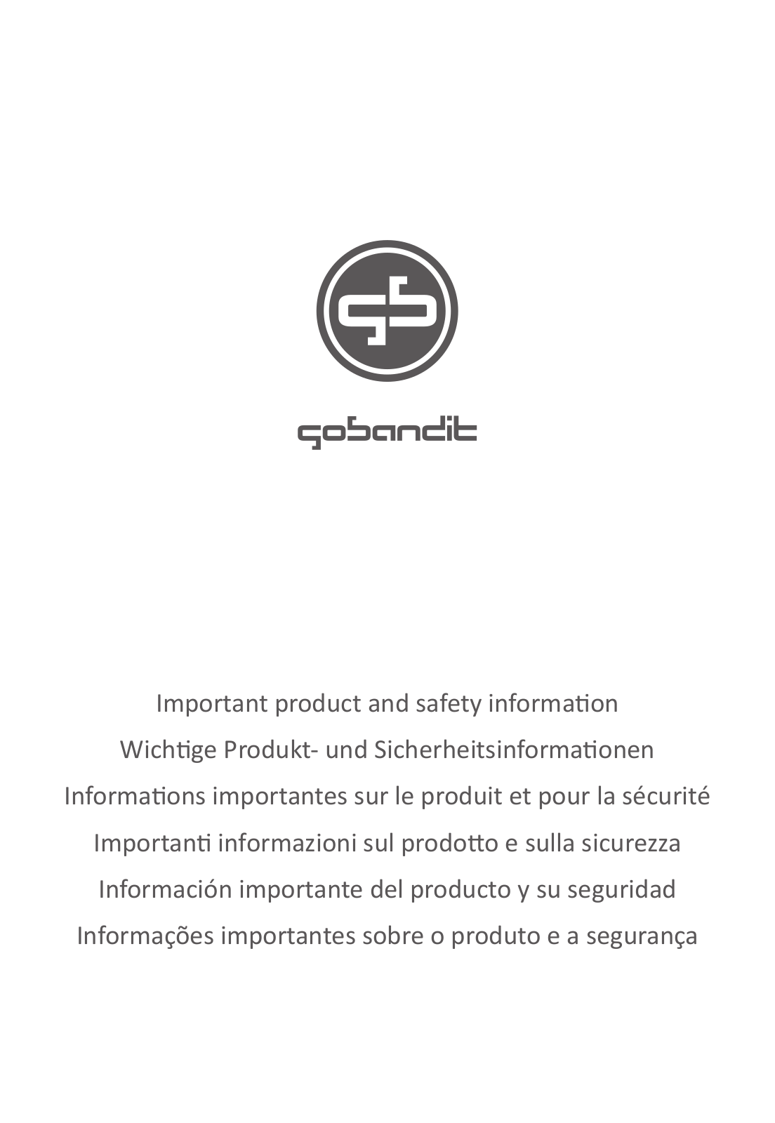 GOBANDIT Race User Manual - ManualMachine.com