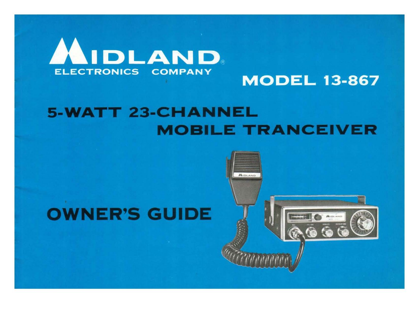 Midland 13-867 Service Manual