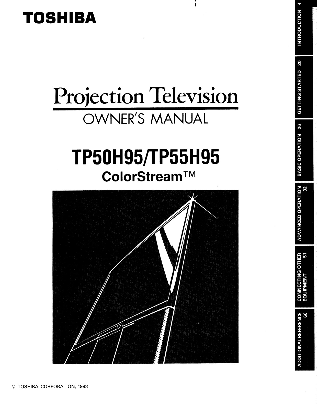 Toshiba ColorStream TP50H95, ColorStream TP55H95 Owner's Manual