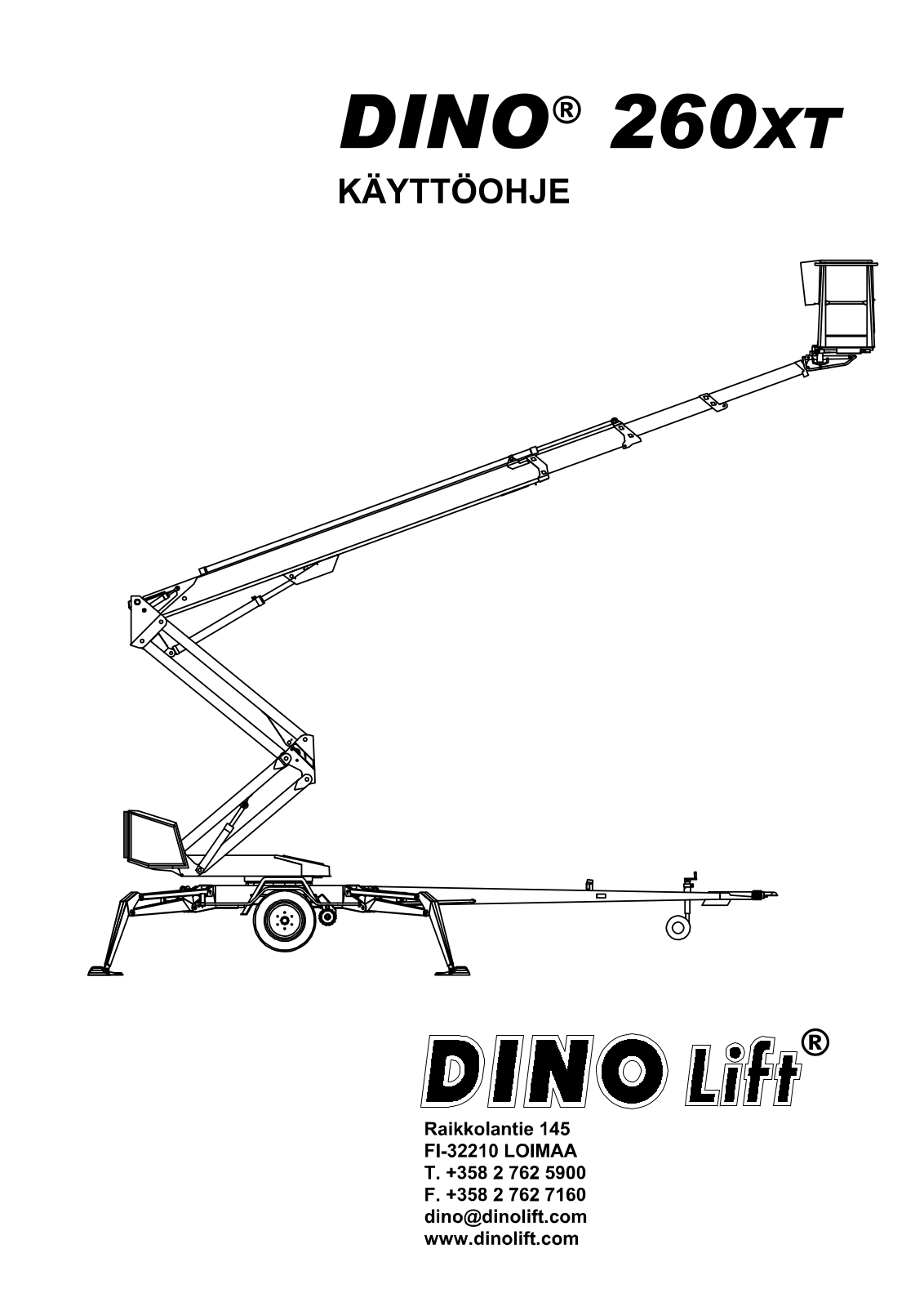 Dino Lift 260XT Operator Manual