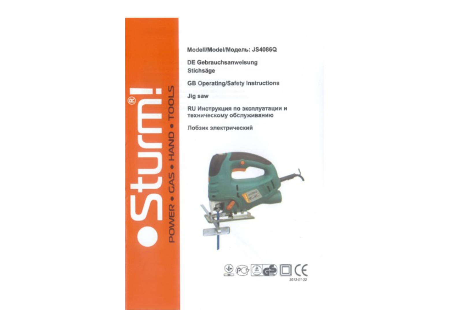 Sturm JS4086Q User Manual