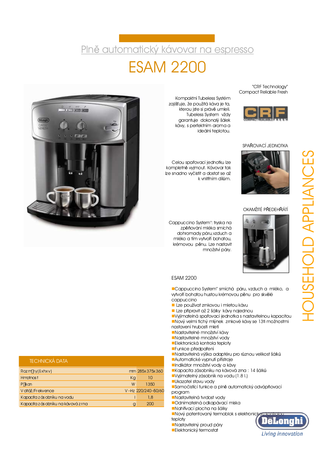 DeLonghi ESAM 2200 User Manual