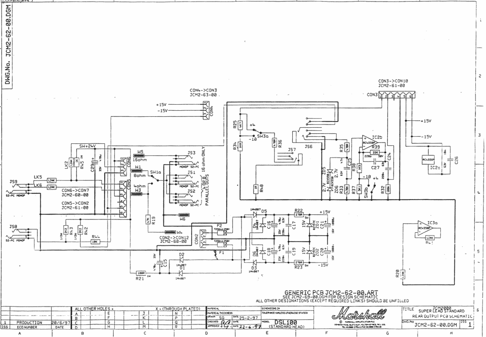 Marshall jcm2000 schematic