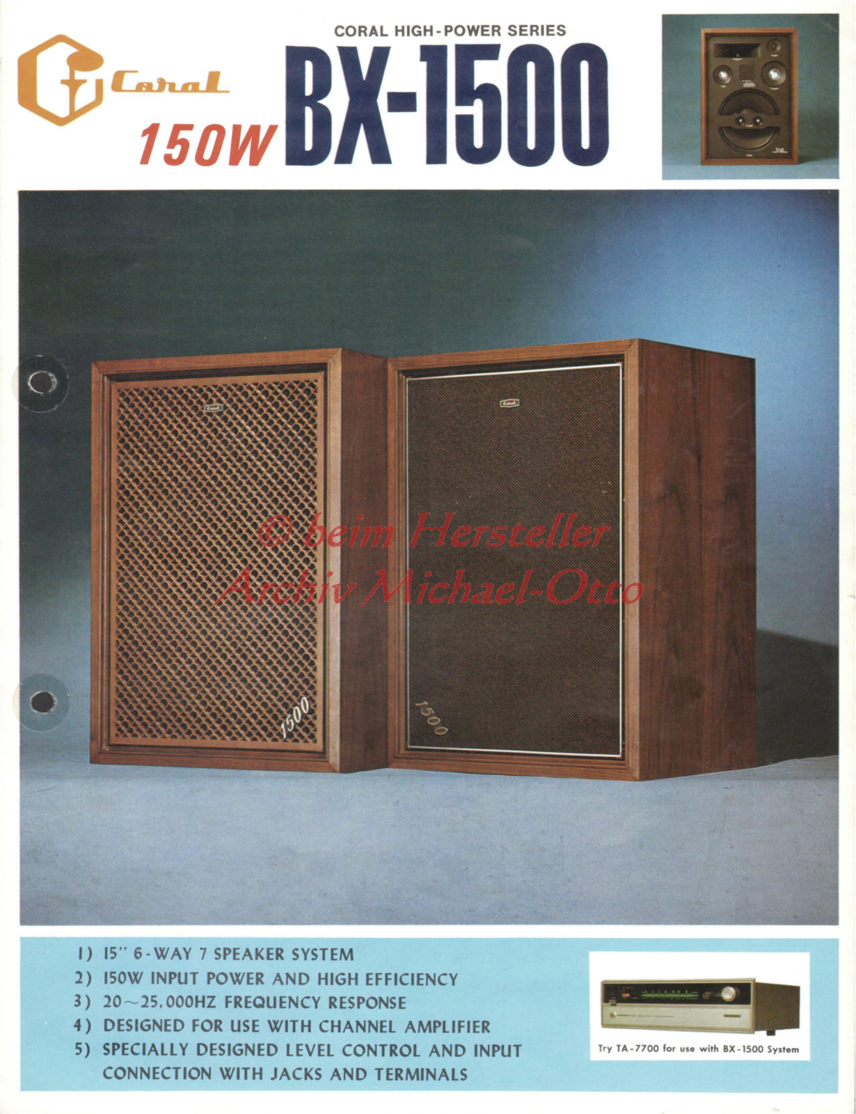 Coral BX-1500 User guide - ManualMachine.com