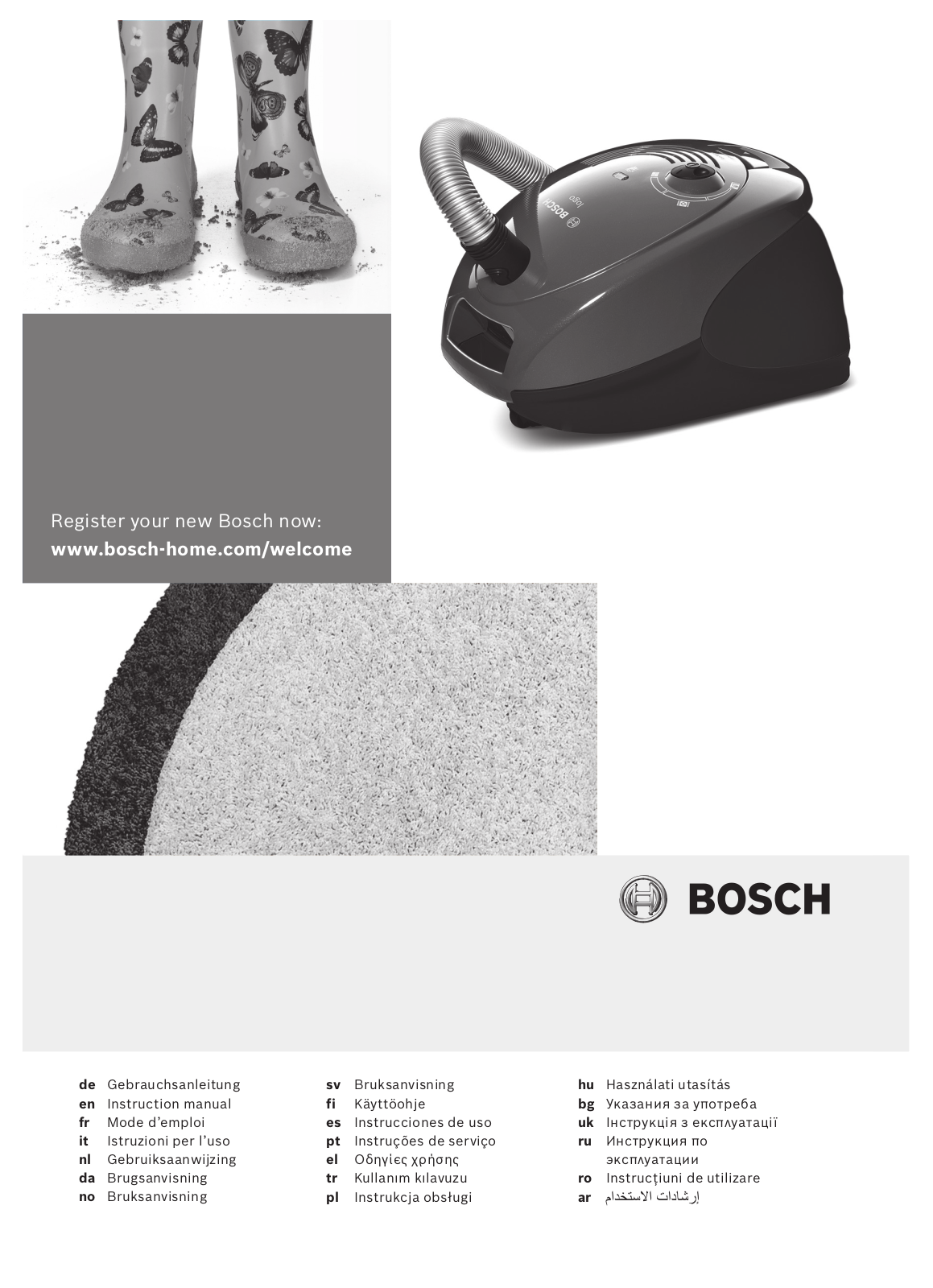 Bosch BSG6B110, BSG6B111, BSG6C110, BSGL5318, BSG6A110 User Manual