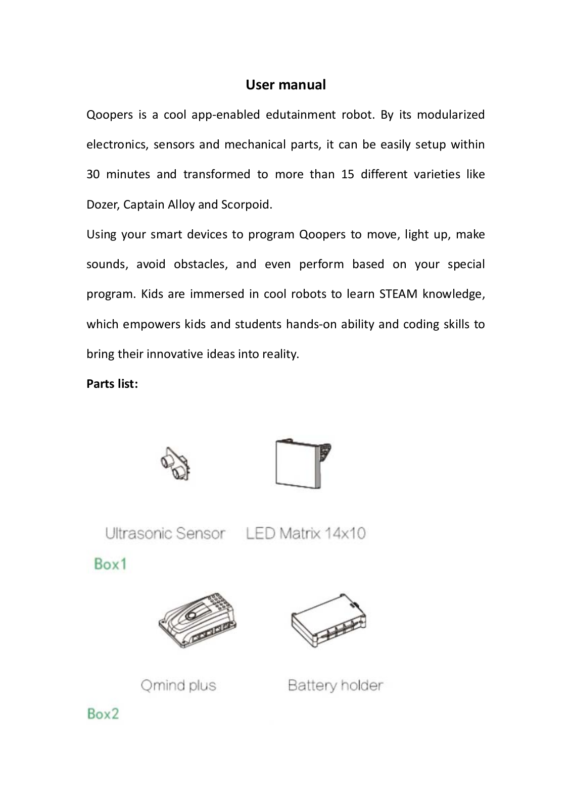 RoboBloq RB00001 User Manual