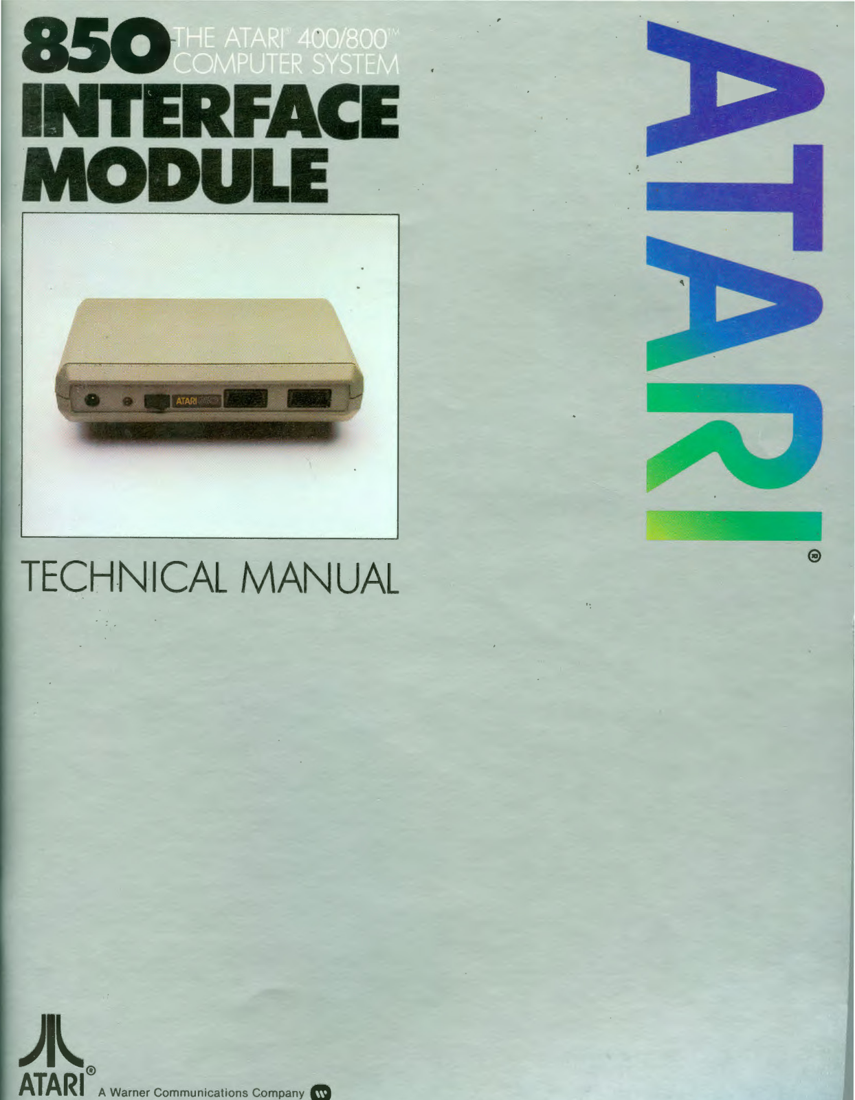 Atari 850 Technical Manual - ManualMachine.com