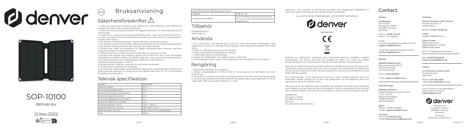 DENVER SOP-10100 User guide - ManualMachine.com