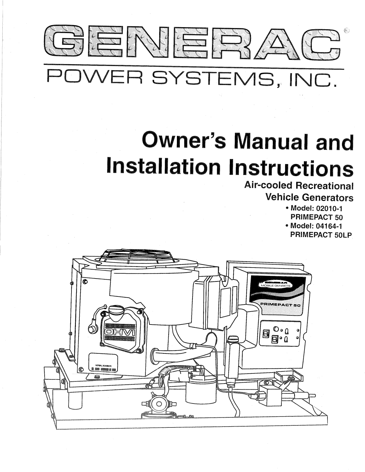 Generac 04164-1 User Manual