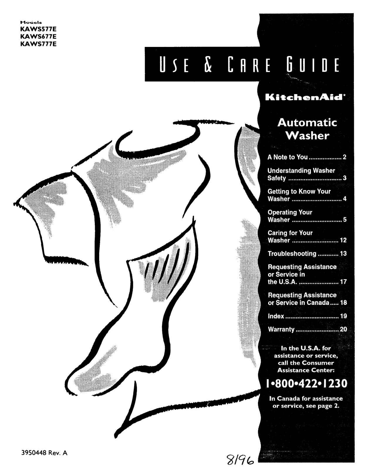 KitchenAid KAWS777E, KAWS577E, KAWS677E User Manual