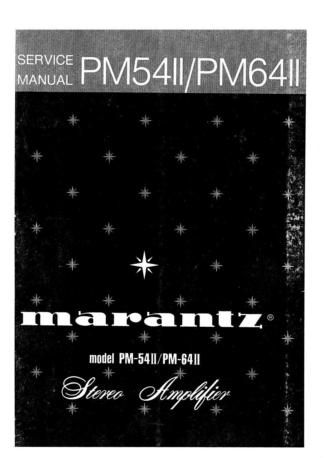 Marantz PM-64II, PM-54II Service Manual