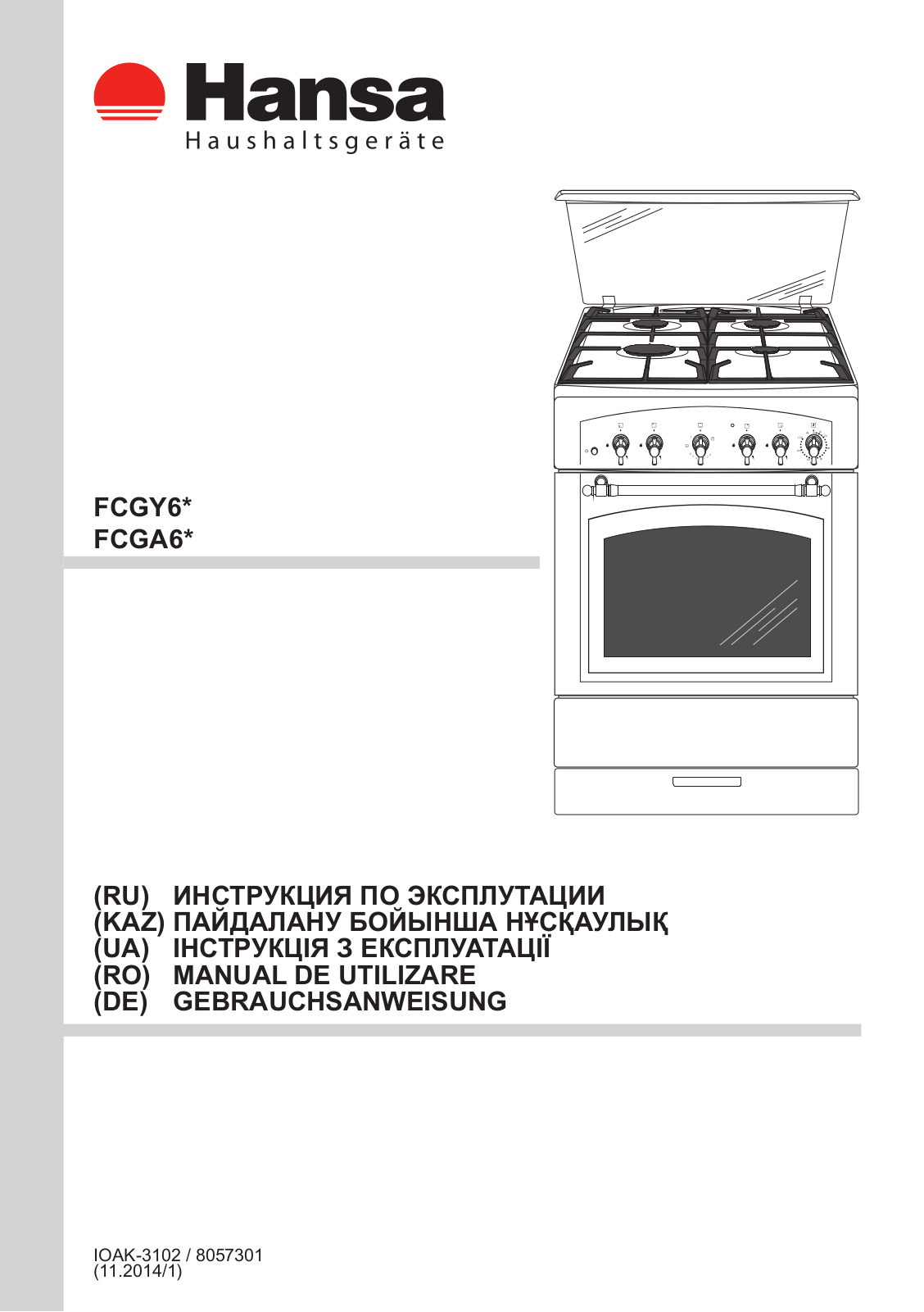 Hansa FCGY62109 User Manual