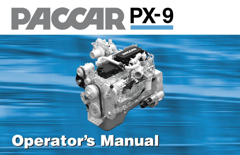PACCAR PX-9 Operator's Manual