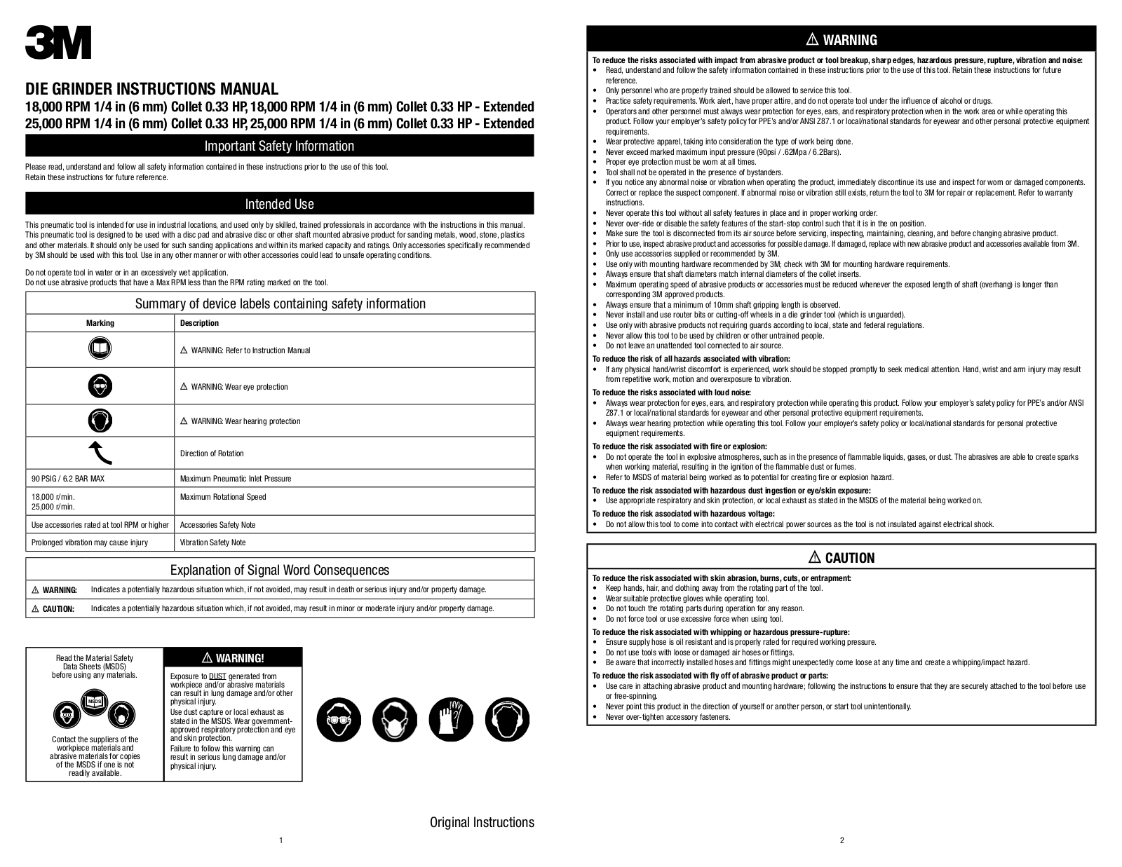 3M 28628, 28630, 28627, 28629 User Manual