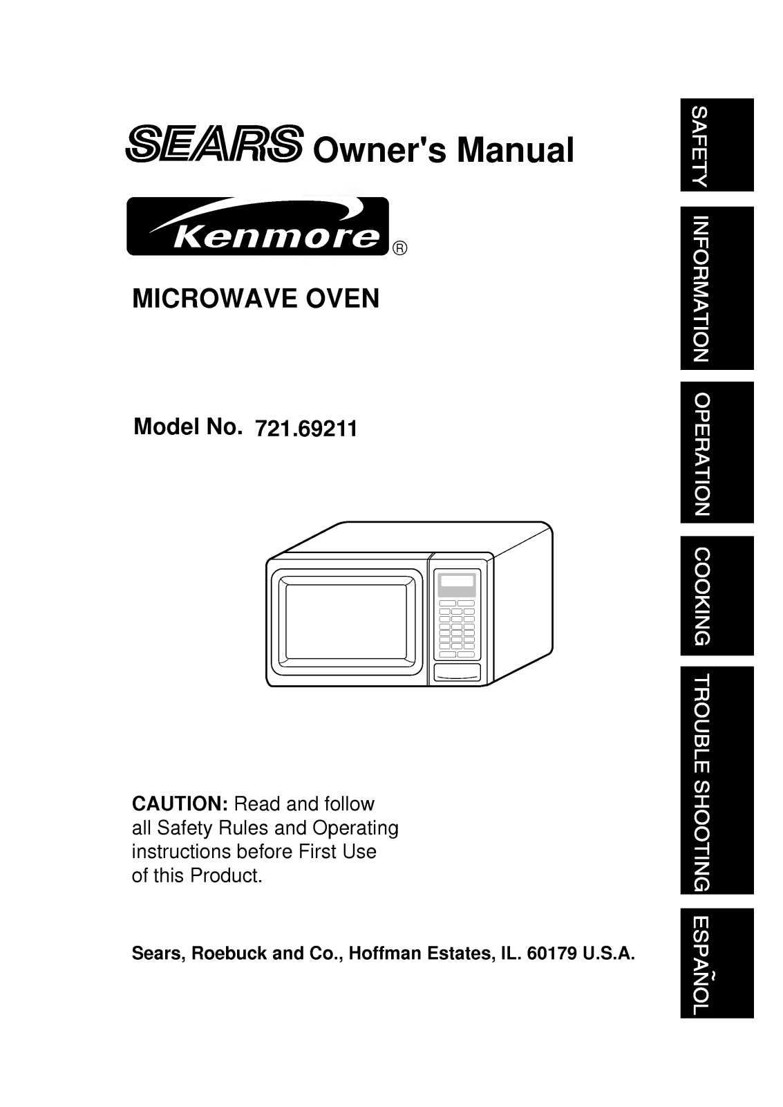 LG 721.69211890 User Manual