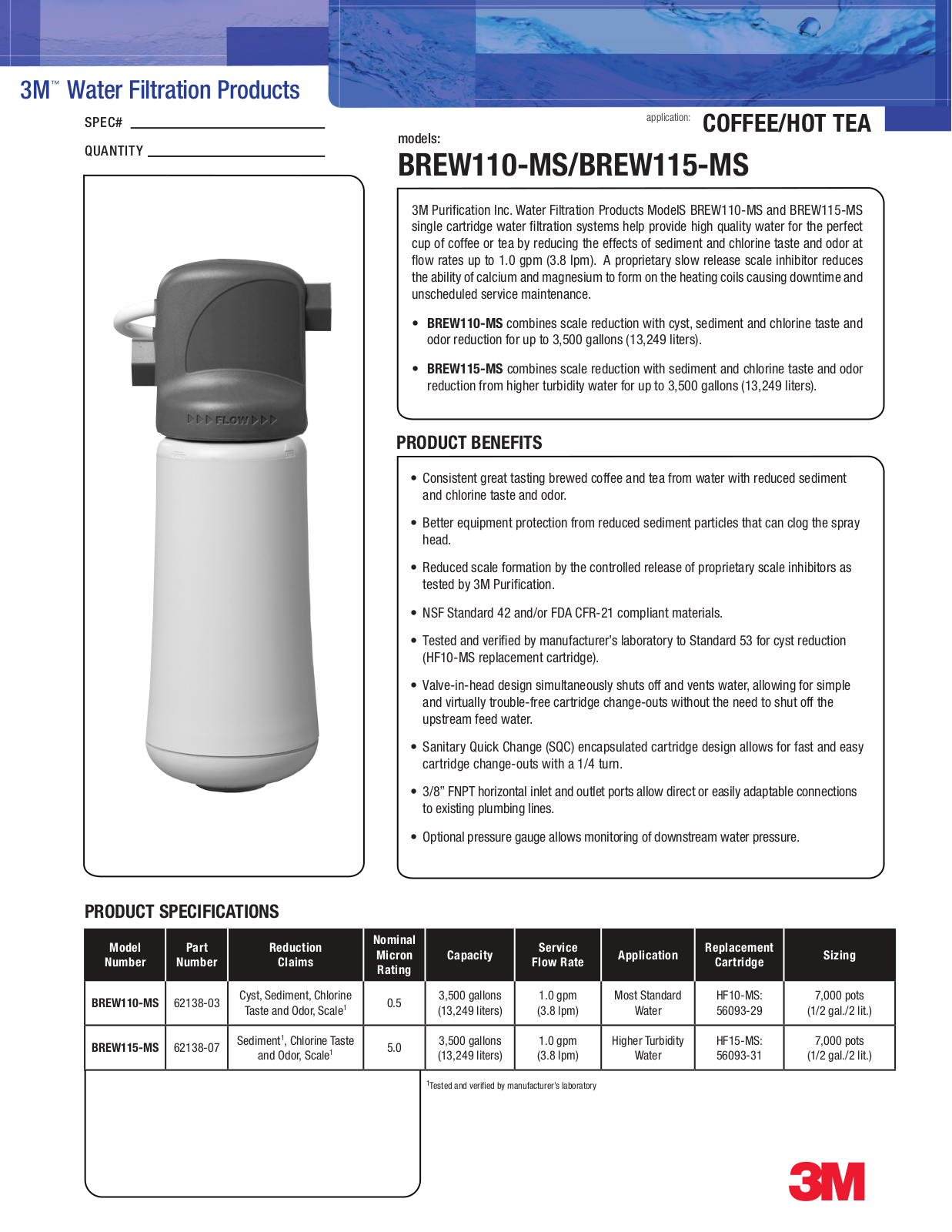 3M BREW110-MS User Manual