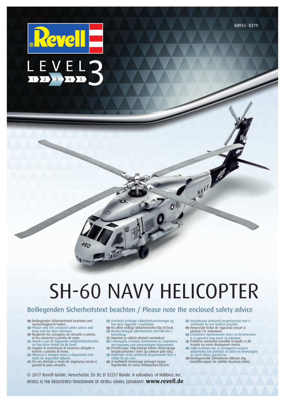 Revell SH-60 Navy Helicopter User Manual