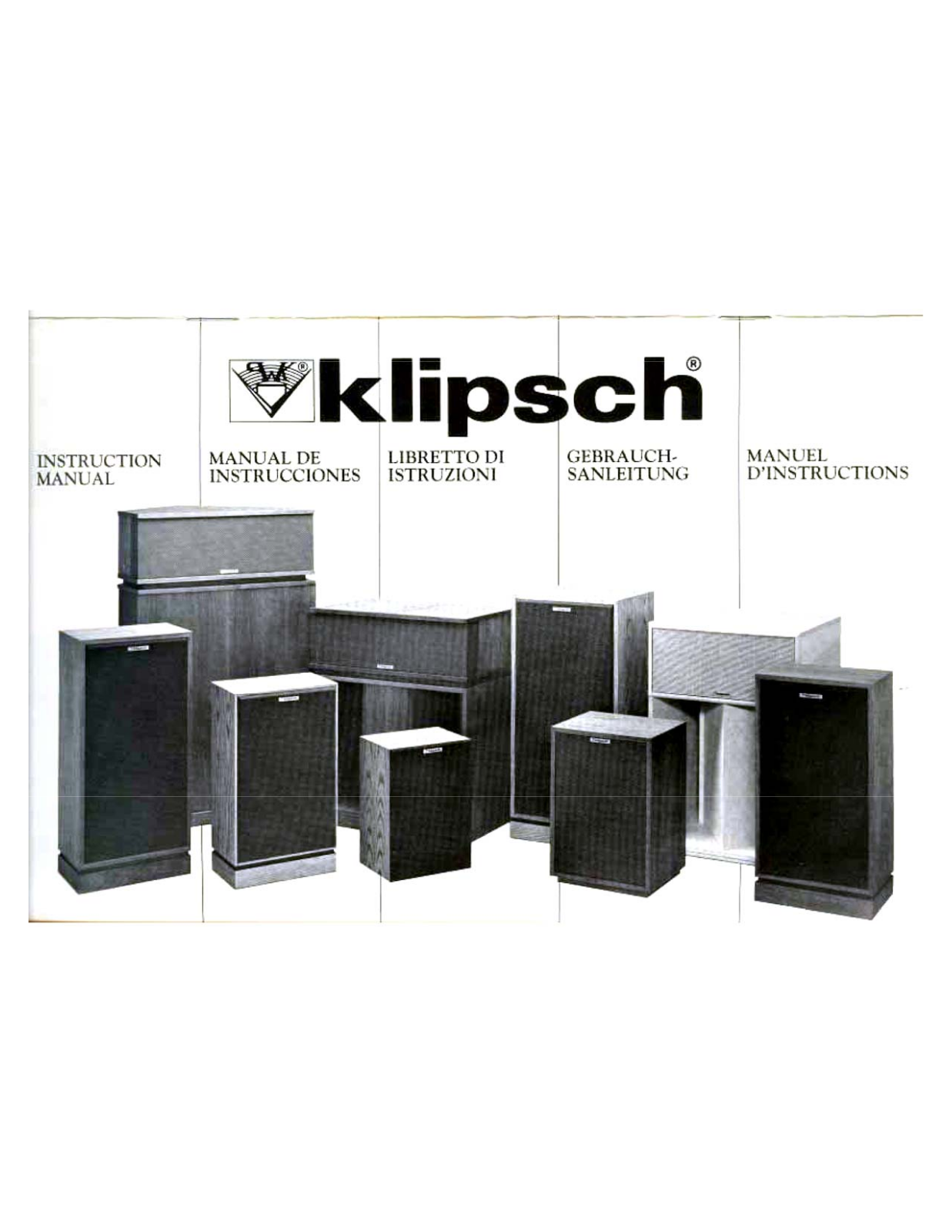 Klipsch 1990, Klipschorn Owners manual