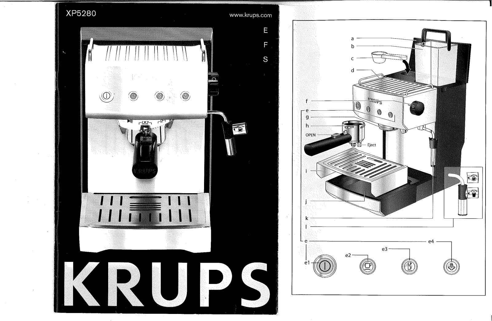 Krups XP5280 User Manual