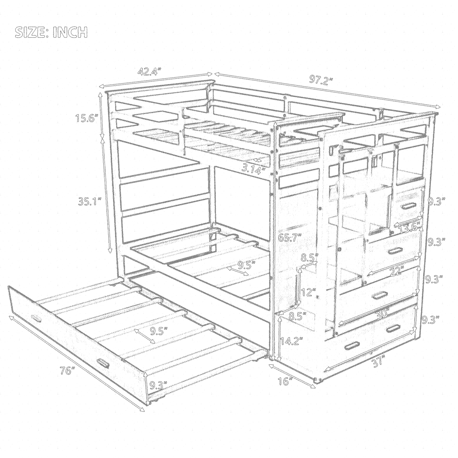 JIMDOA AMDO3433 Dimensions - ManualMachine.com
