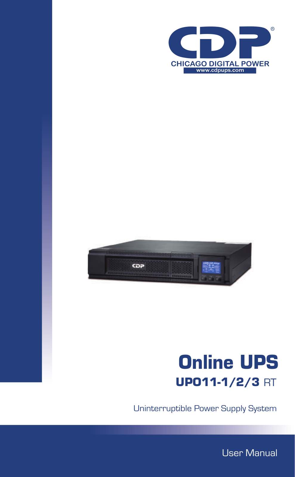CDP UPO11-1 RT, UPO11-2 RT, UPO11-3 RT User Manual - ManualMachine.com