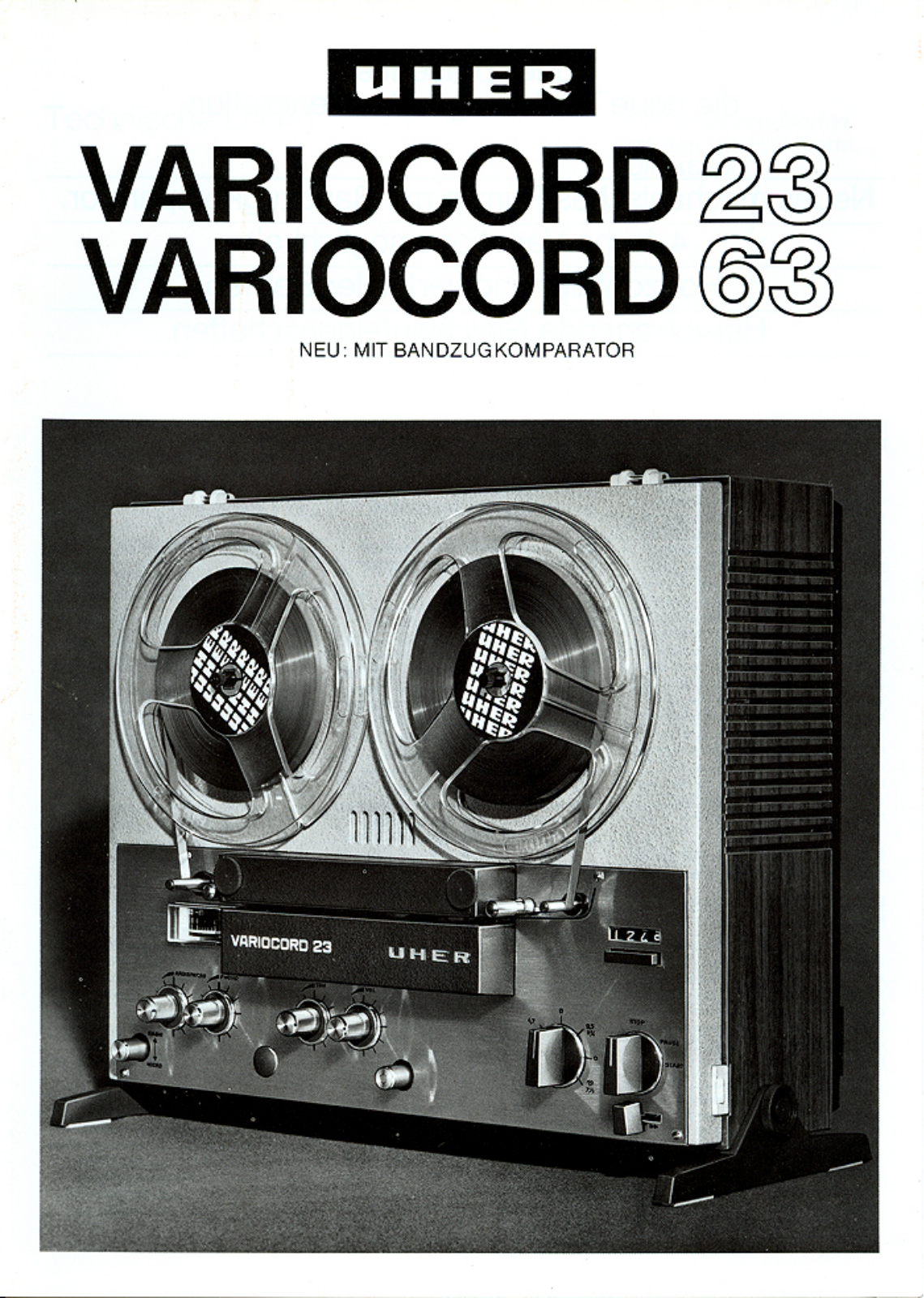 Uher Variocord 230 Brochure