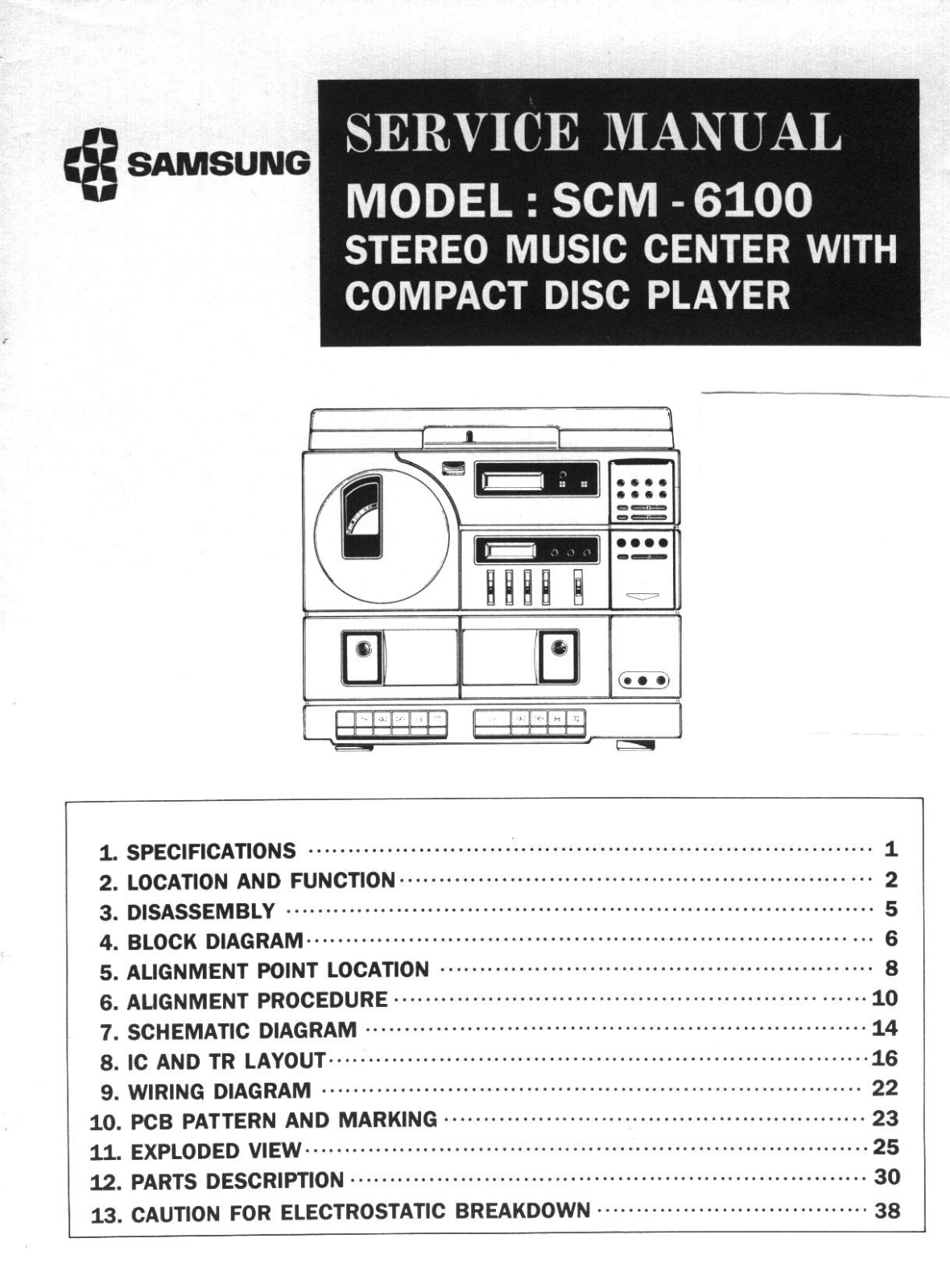 Samsung SCM 6100 Service Manual