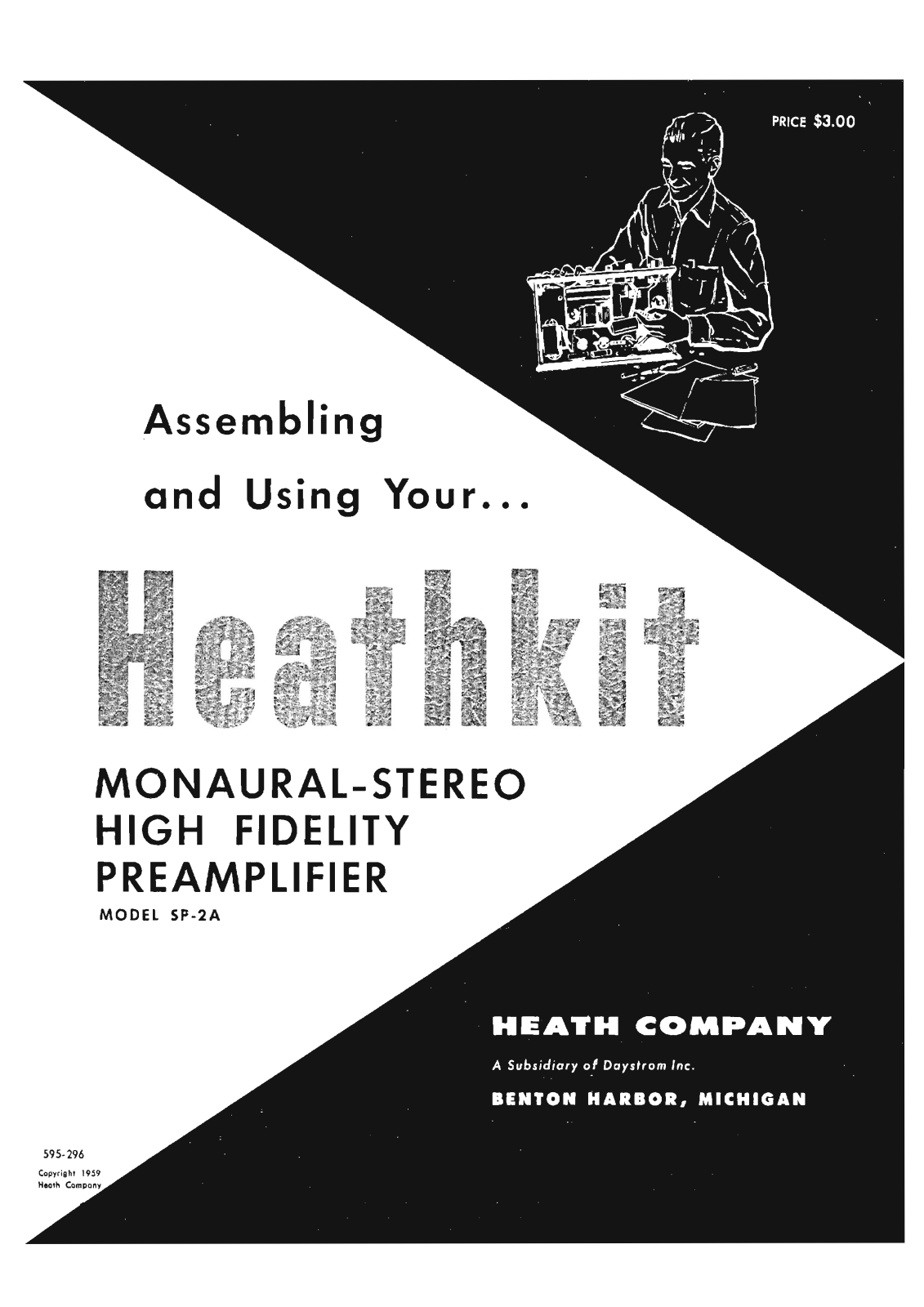 Assembly & Operation Manual-Anleitung für Heathkit SP-2 A 