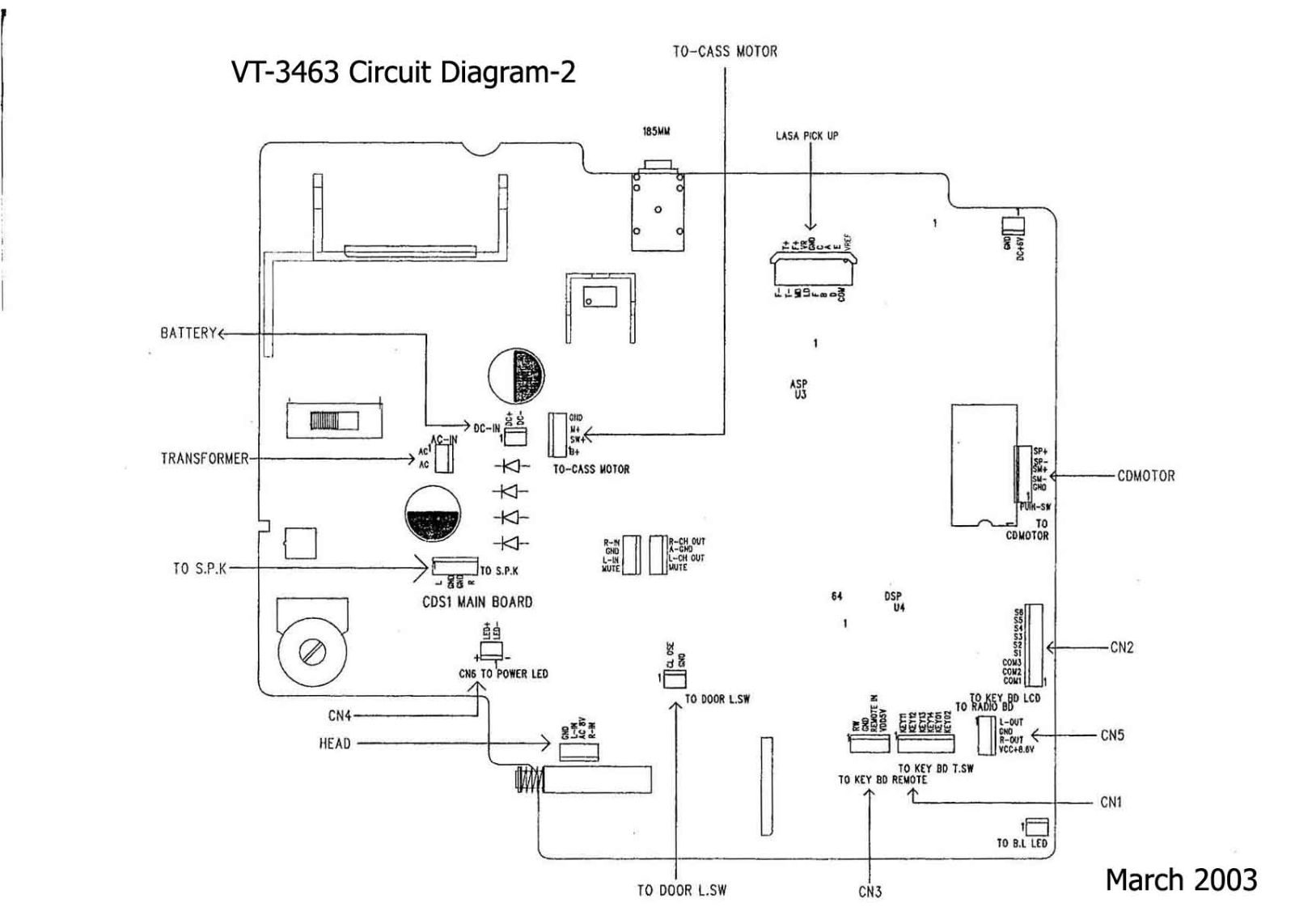 Vitek VT-3463 curcuit Diagram 2