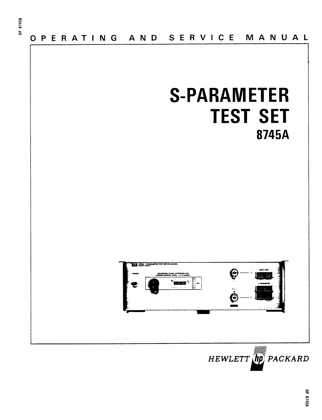 HP 8745a schematic