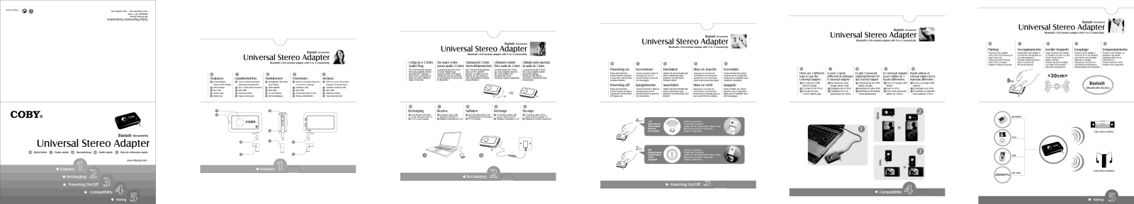 Coby CV-290 User Manual