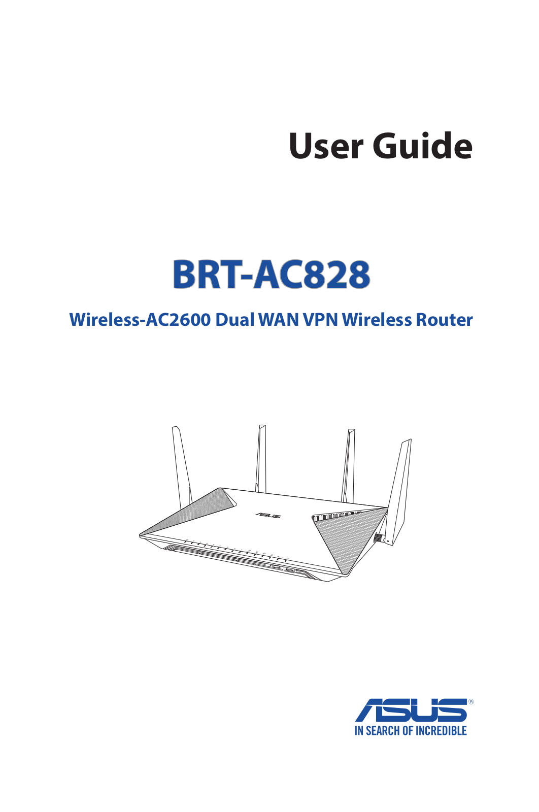 ASUS BRT-AC828 operation manual