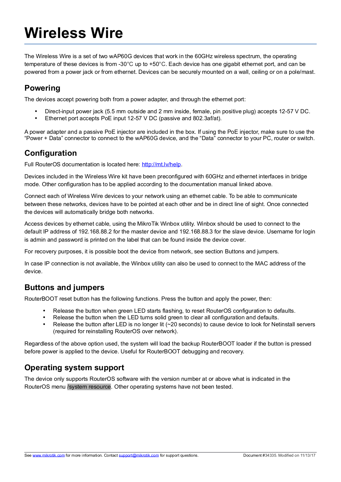 MikroTik RBwAPG-60ad kit User Manual