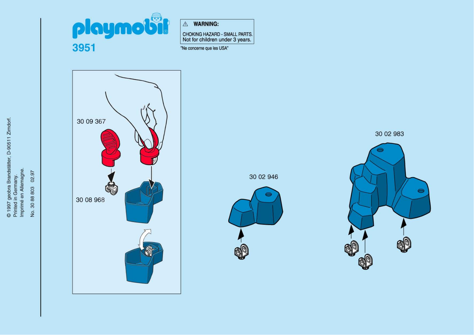 Playmobil 3951 Instructions