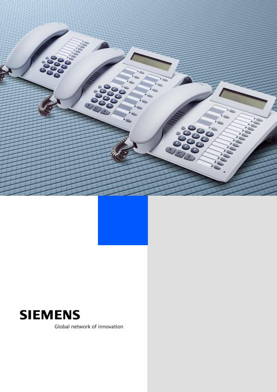 Siemens HIPATH 3000, HIPATH 5000 RSM Operating instructions